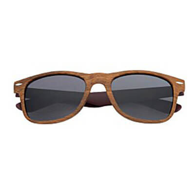 Wood Grain Beach Sunglasses - Front - 24 hr